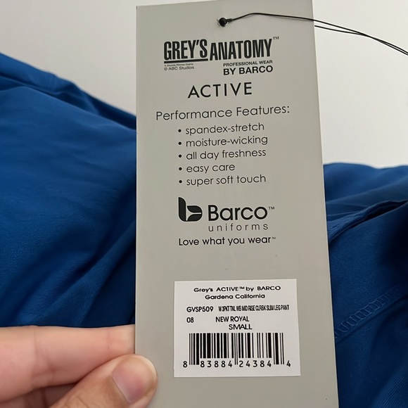 Greys Anatomy by Barco Active Spandex Stretch Scrub Pant - Picture 8 of 8